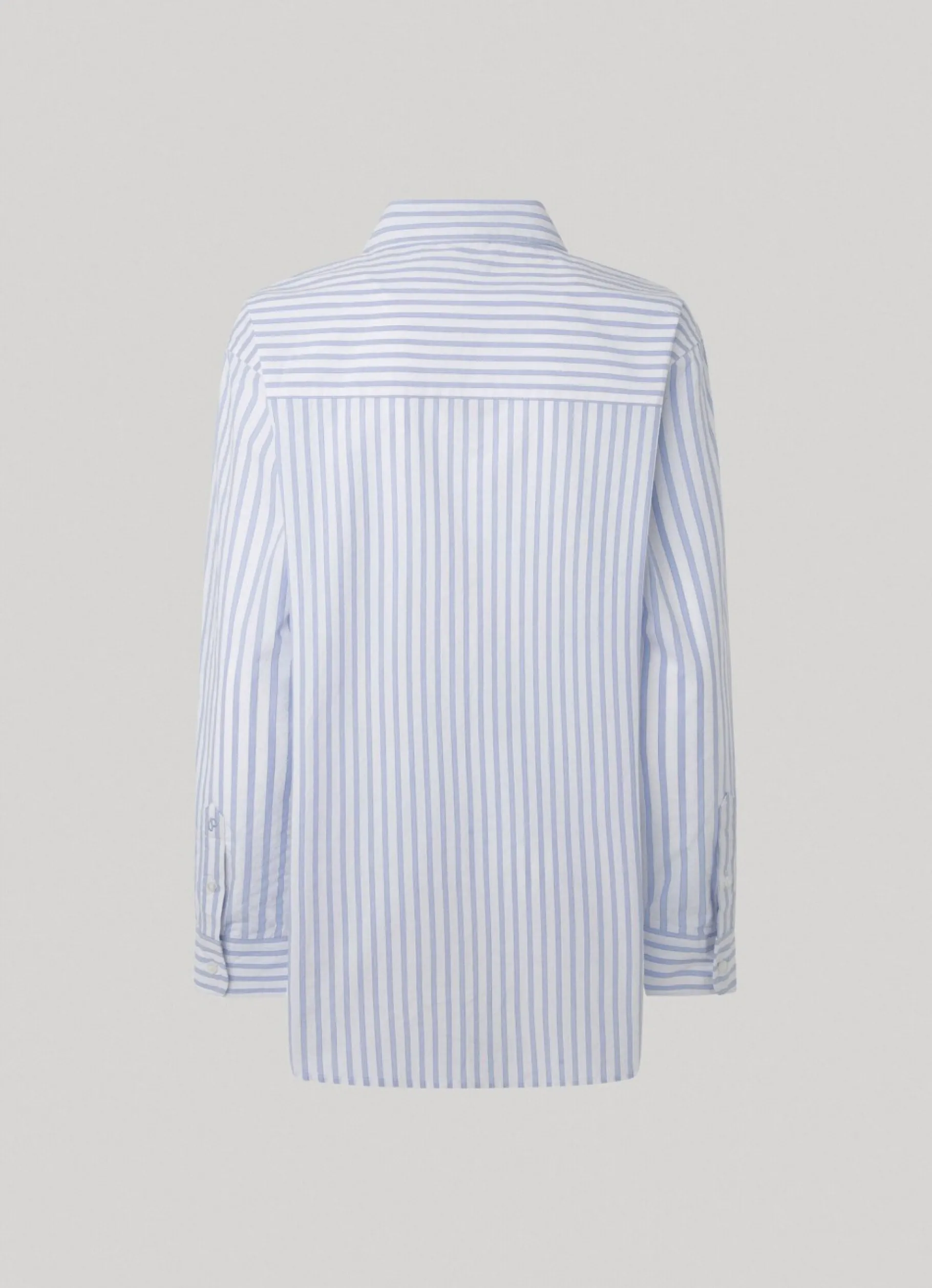 Women Pepe Jeans Striped Poplin Shirt