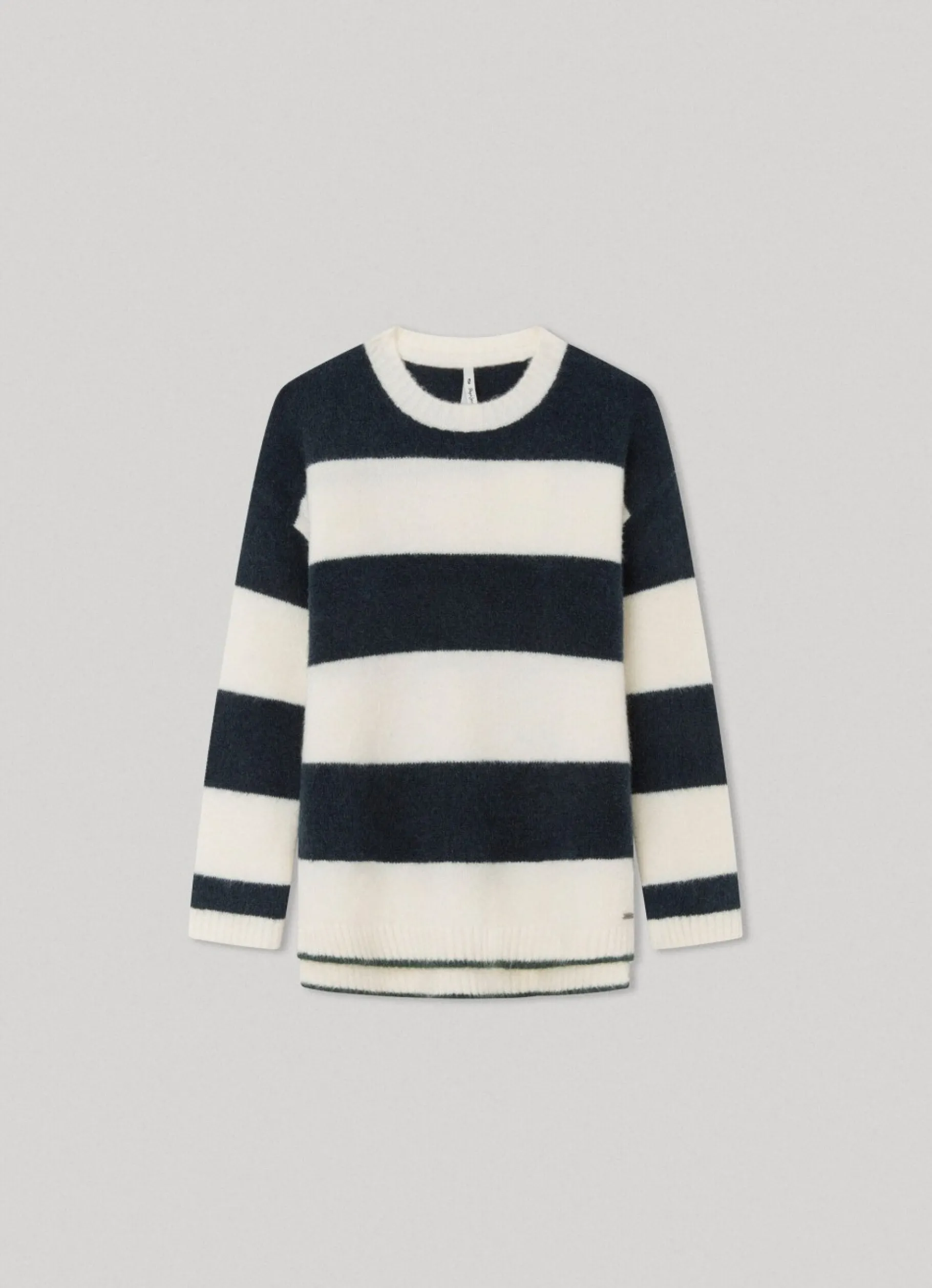 Girl Pepe Jeans Striped Round Neck Knit