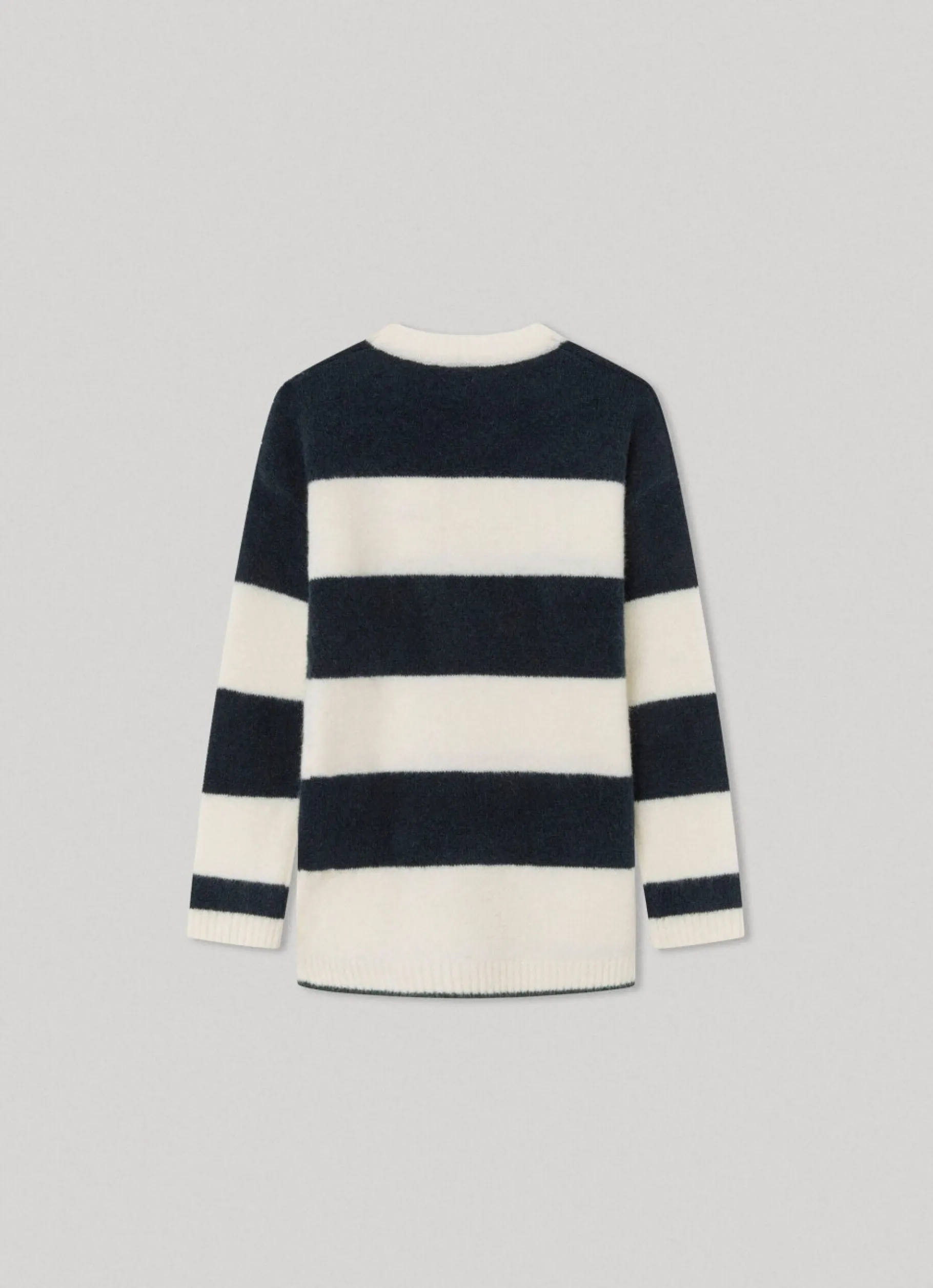 Girl Pepe Jeans Striped Round Neck Knit