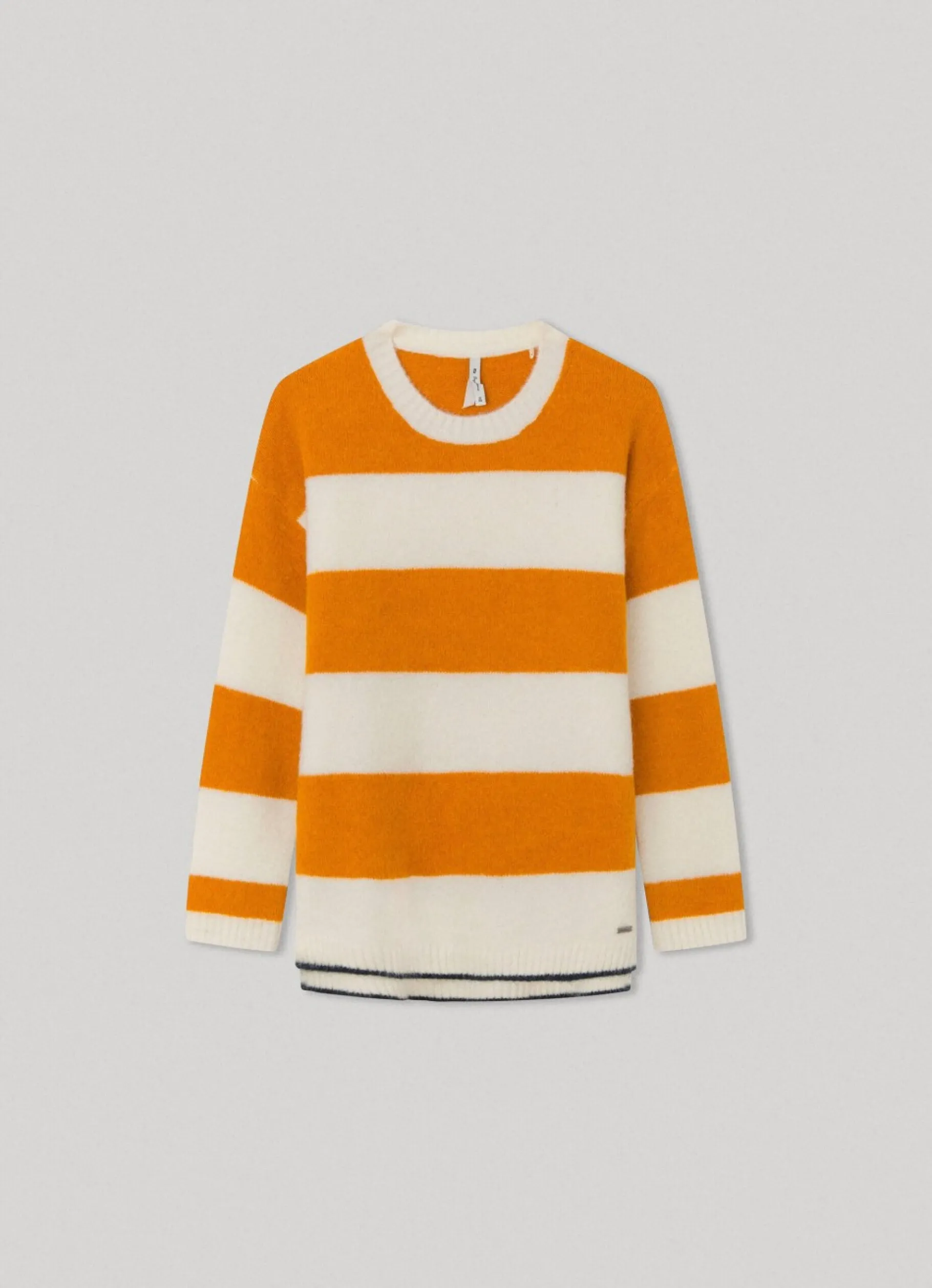 Girl Pepe Jeans Striped Round Neck Knit
