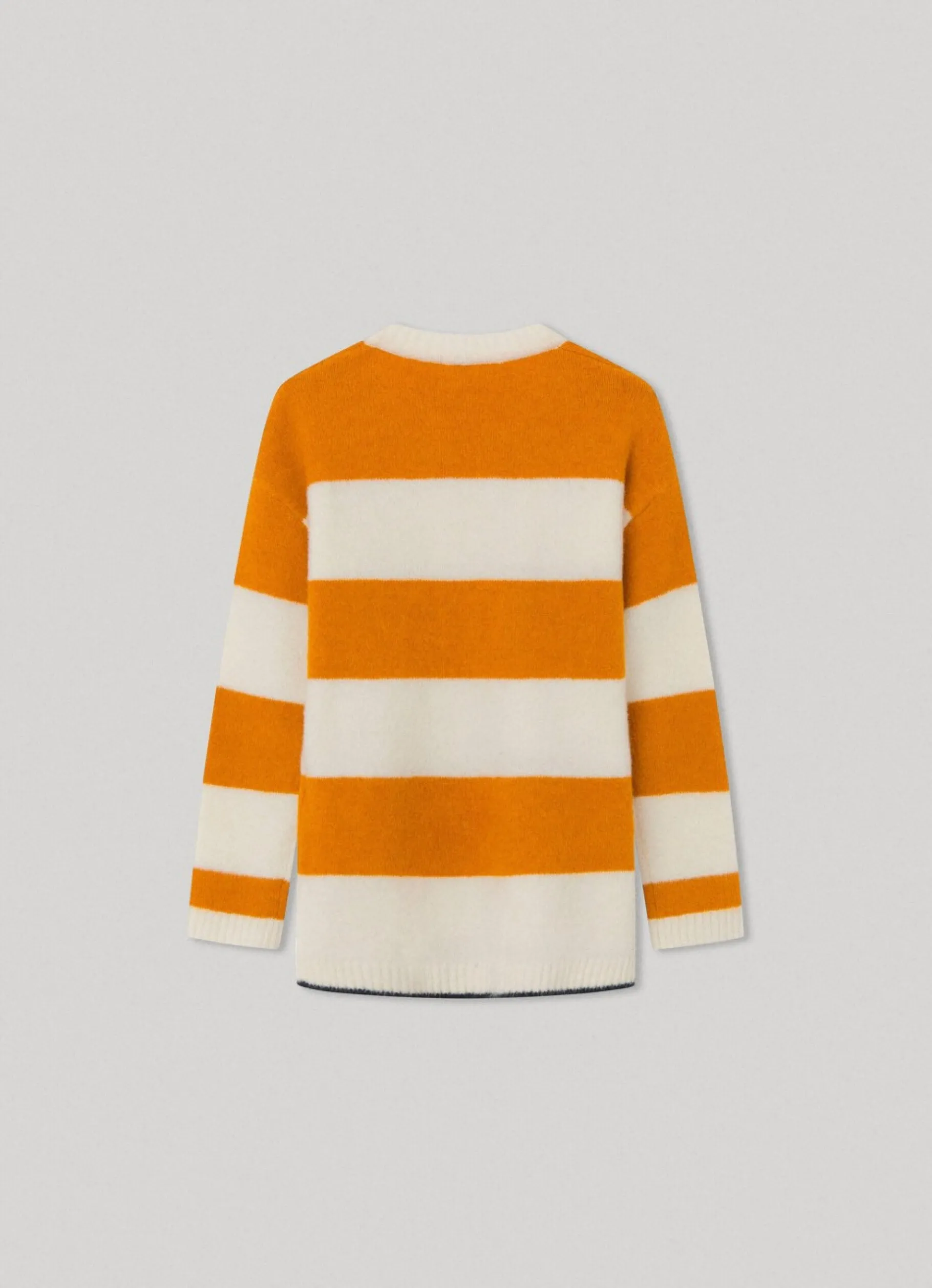 Girl Pepe Jeans Striped Round Neck Knit