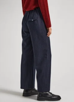 Women Pepe Jeans Striped Trousers