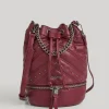 Women Pepe Jeans Studded Bucket Bag