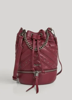 Women Pepe Jeans Studded Bucket Bag