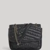 Women Pepe Jeans Studded Shoulder Bag
