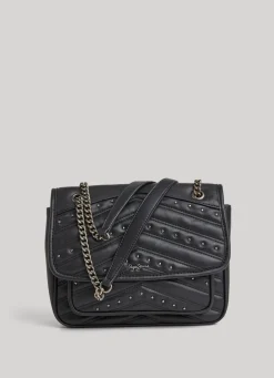 Women Pepe Jeans Studded Shoulder Bag