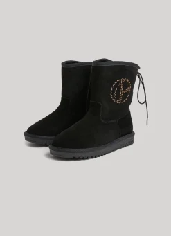 Women Pepe Jeans Suede Mid-Calf Boots