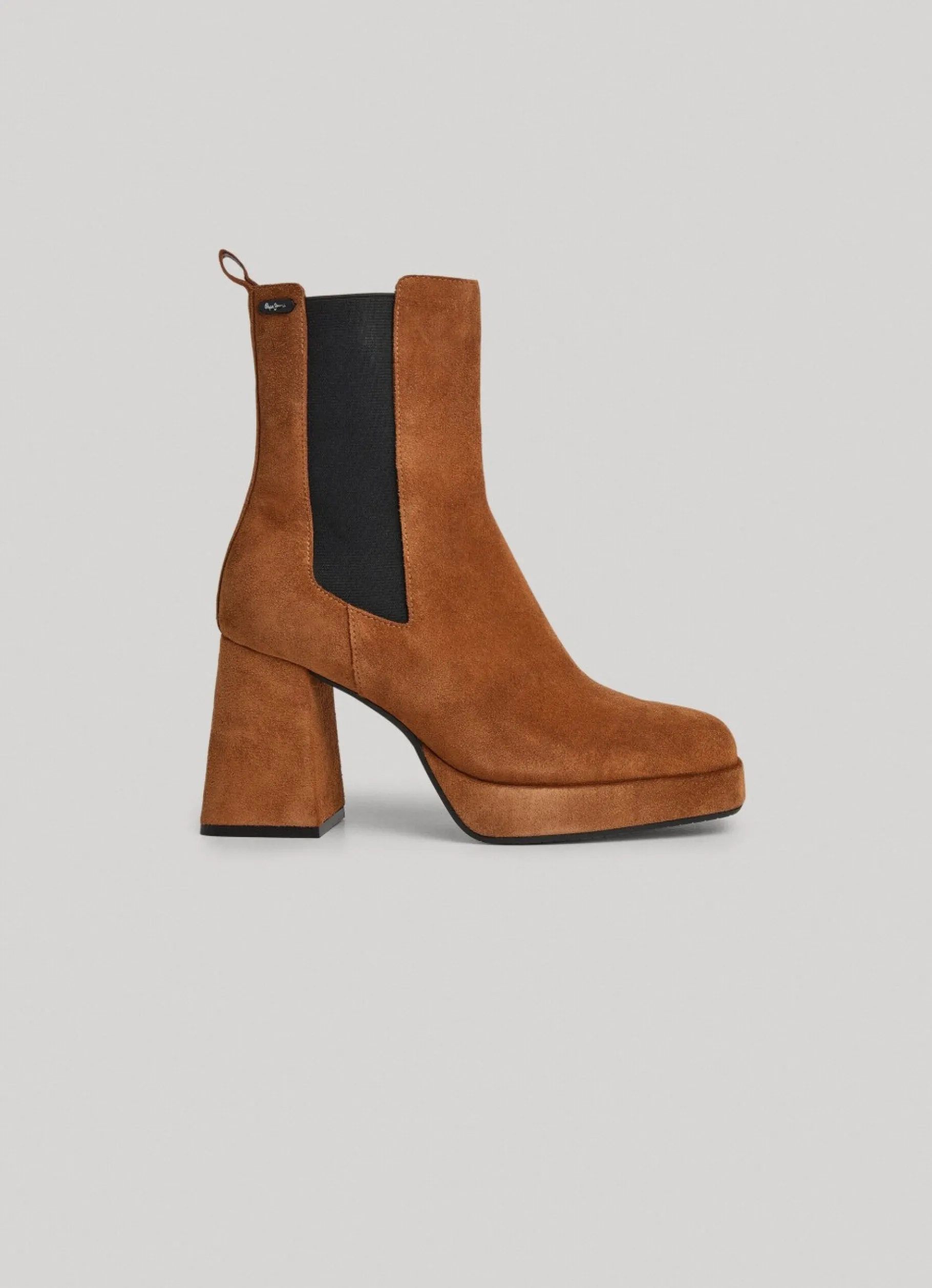 Women Pepe Jeans Suede Platform Ankle Boots