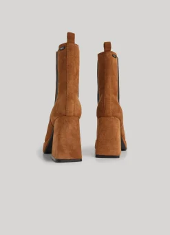 Women Pepe Jeans Suede Platform Ankle Boots