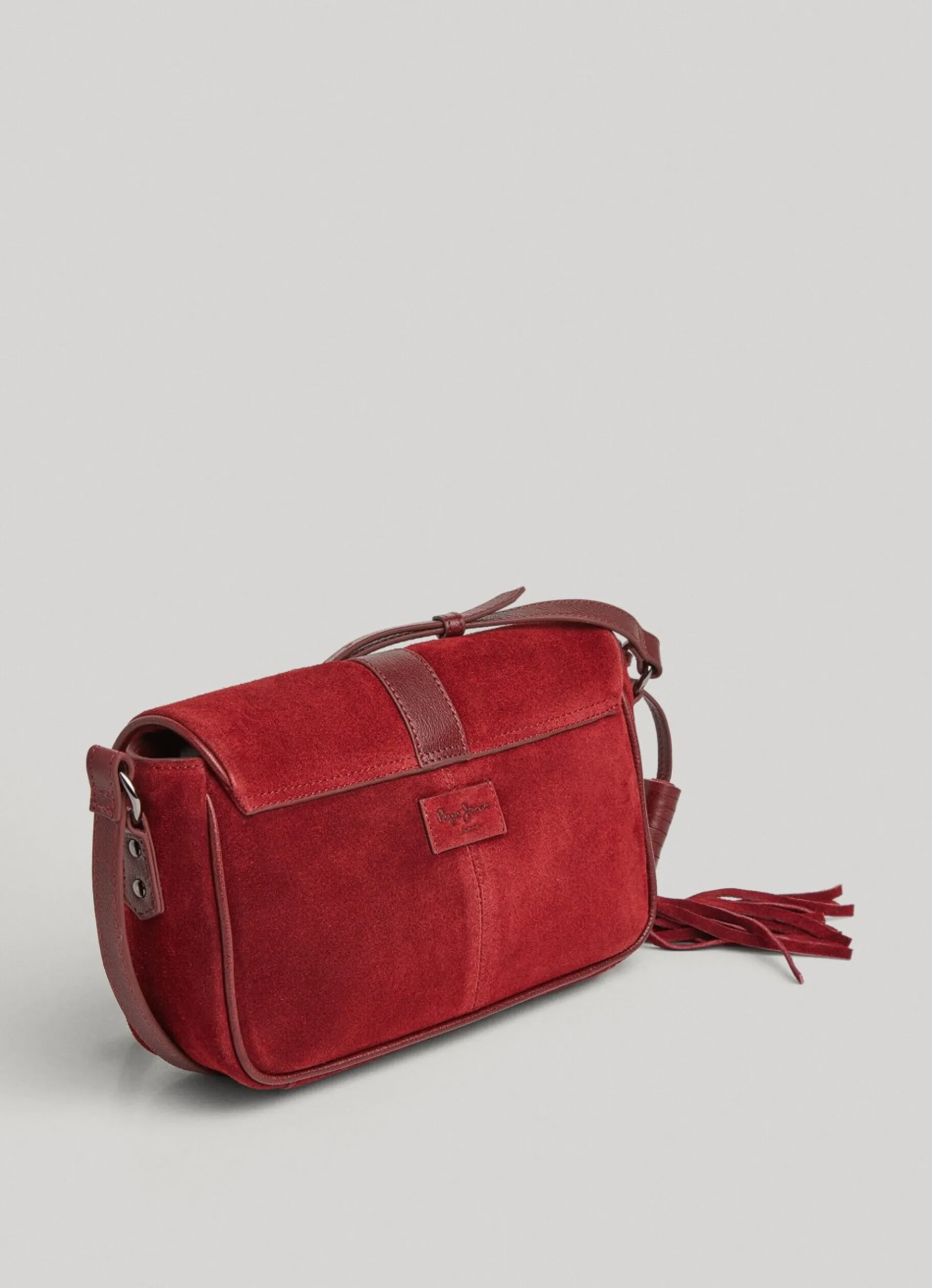 Women Pepe Jeans Suede Shoulder Bag