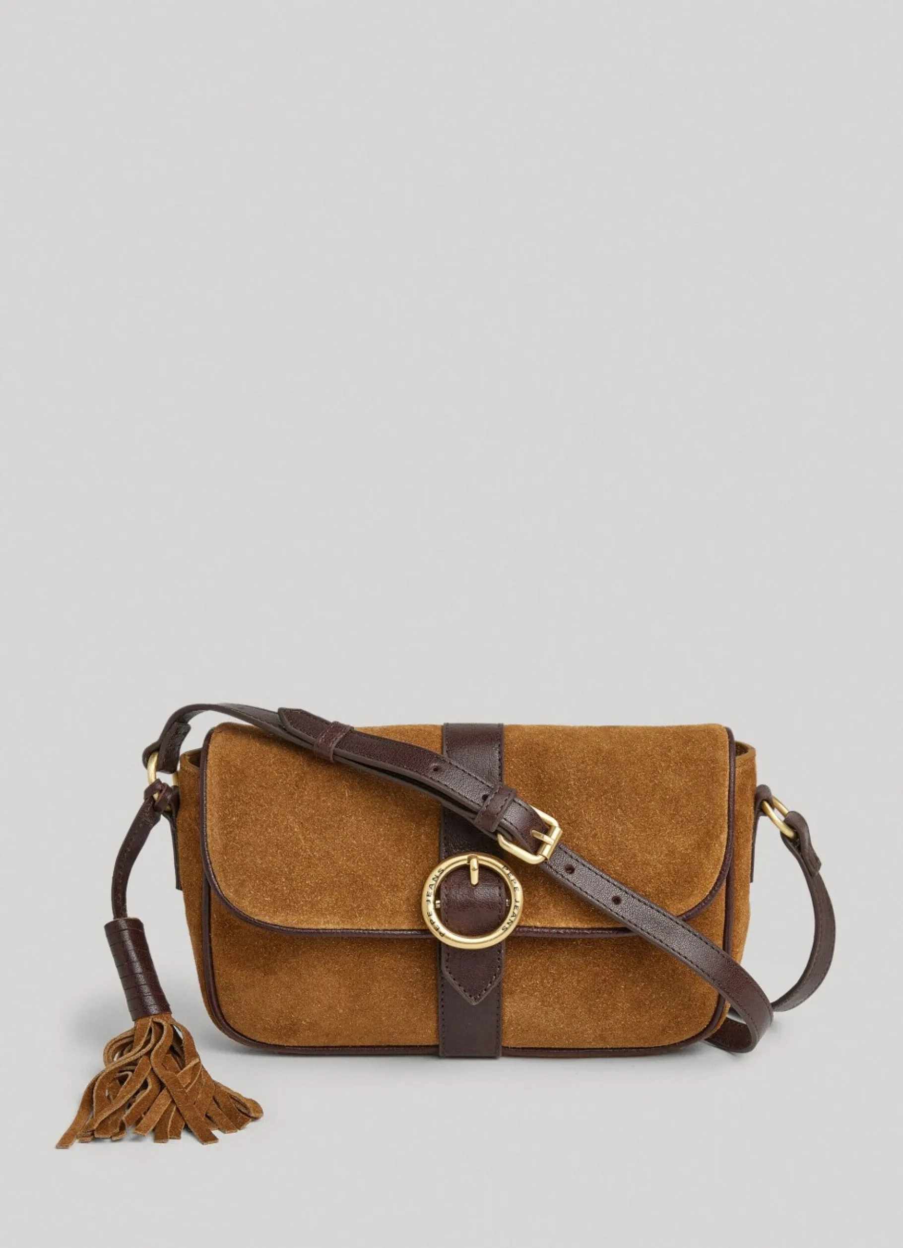 Women Pepe Jeans Suede Shoulder Bag