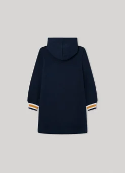 Girl Pepe Jeans Sweatshirt Dress W/ Hood
