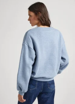 Women Pepe Jeans Sweatshirt W/ Embroidered Logo