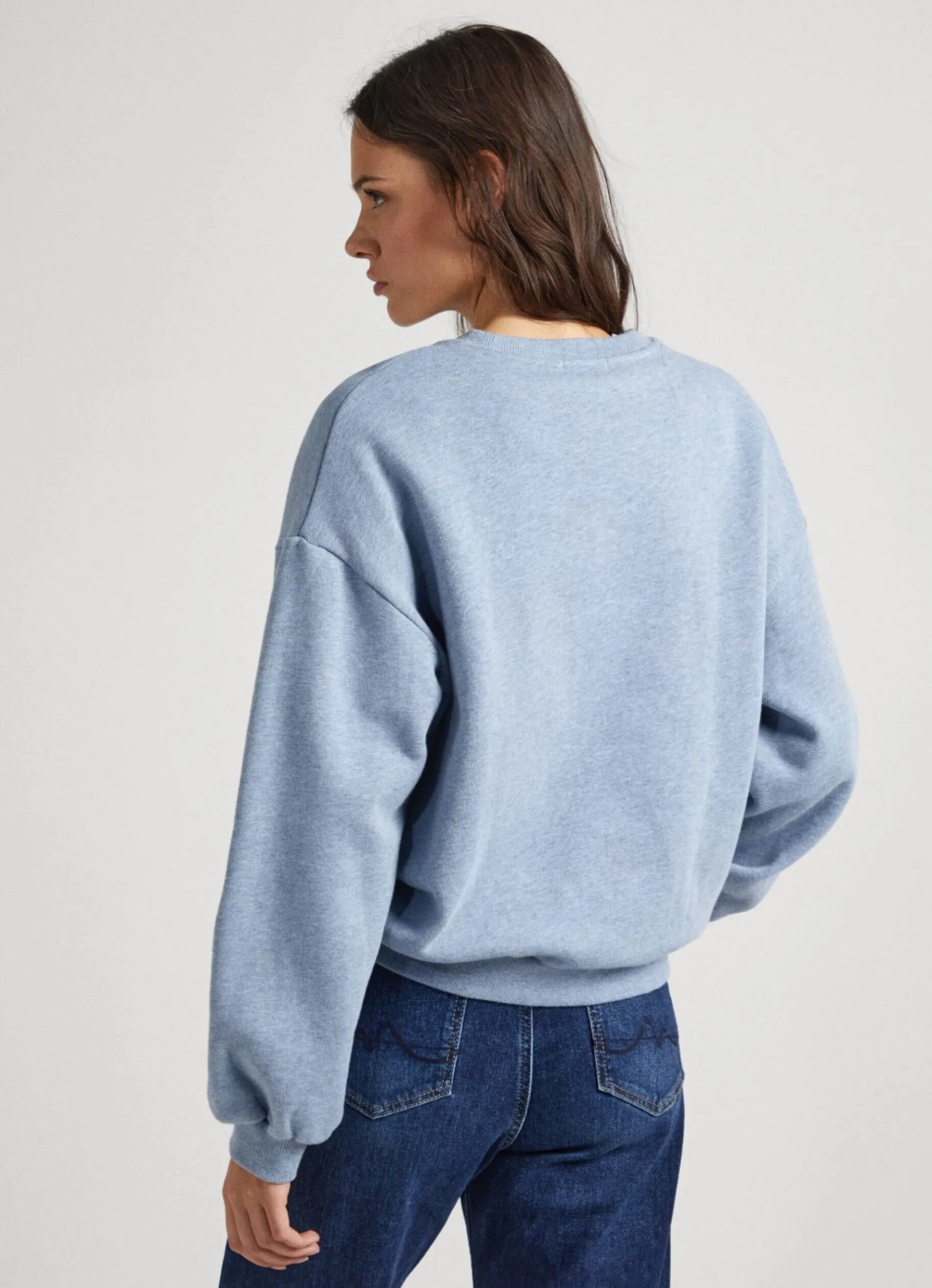 Women Pepe Jeans Sweatshirt W/ Embroidered Logo