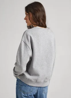 Women Pepe Jeans Sweatshirt W/ Embroidered Logo