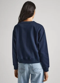 Women Pepe Jeans Sweatshirt W/ Embroidered Logo