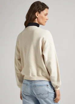 Women Pepe Jeans Sweatshirt W/ Embroidered Logo