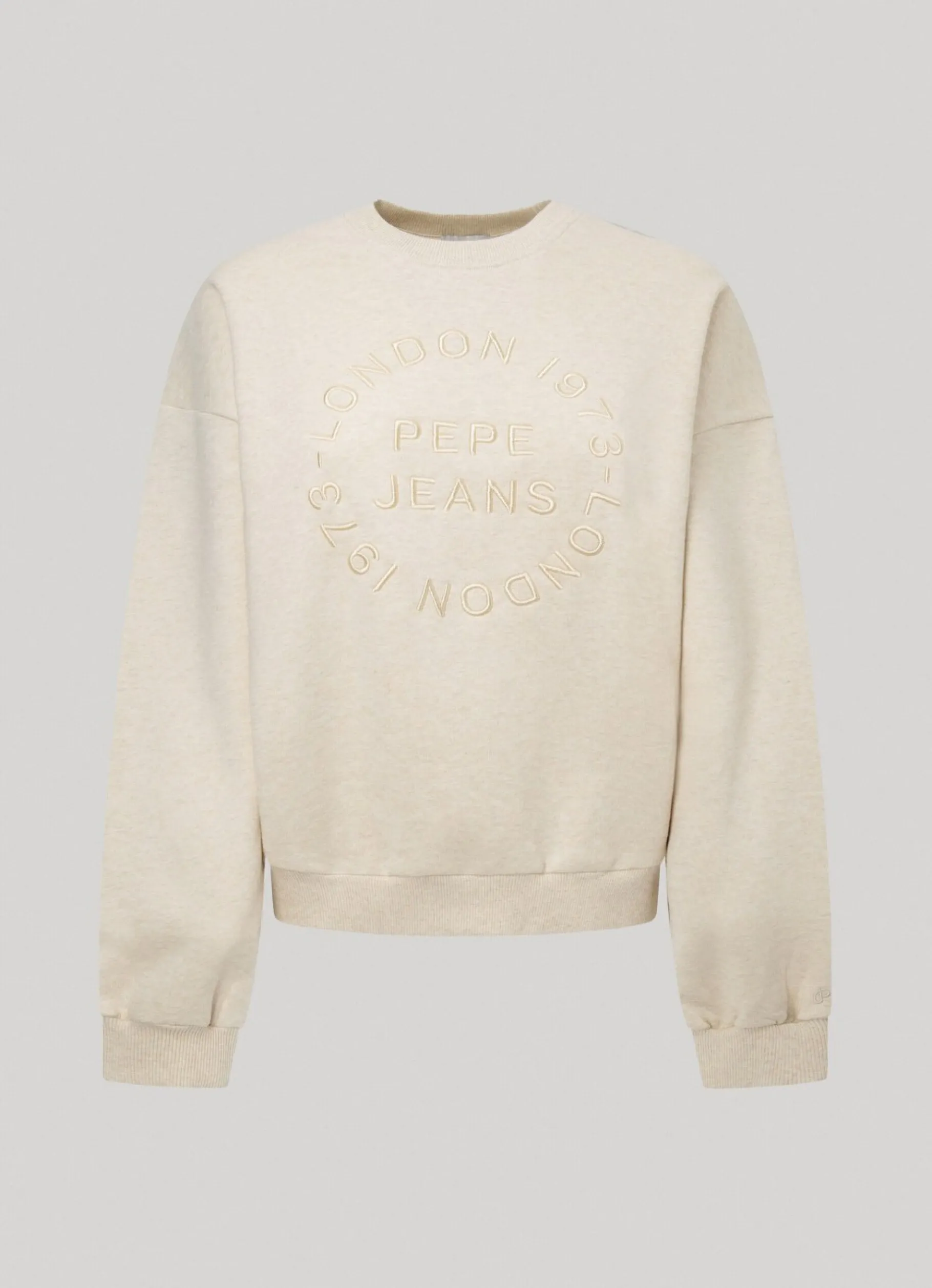 Women Pepe Jeans Sweatshirt W/ Embroidered Logo