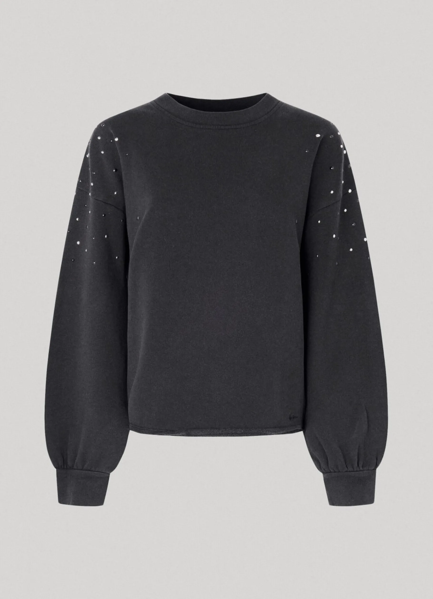 Women Pepe Jeans Sweatshirt W/ Gemstone Beading
