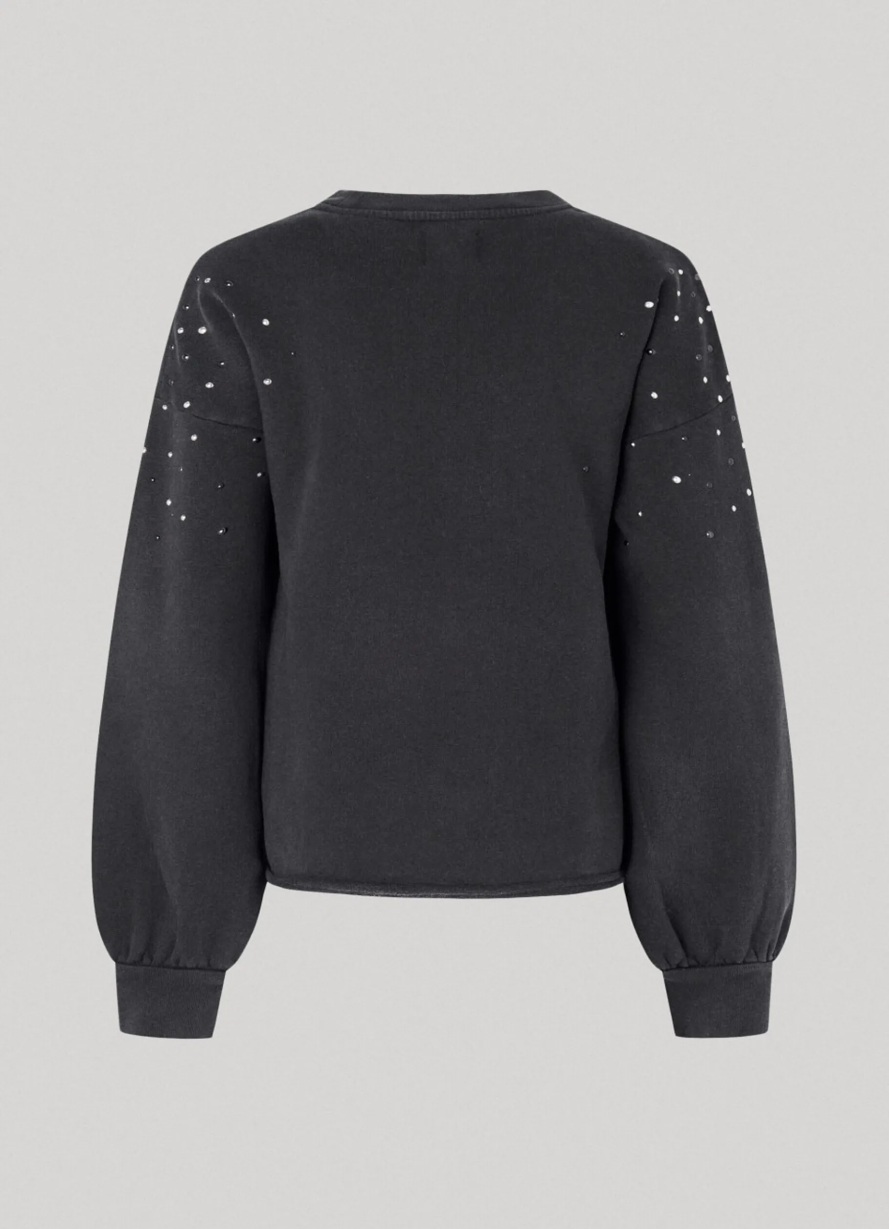 Women Pepe Jeans Sweatshirt W/ Gemstone Beading