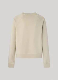 Women Pepe Jeans Sweatshirt W/ Peace & Love Logo