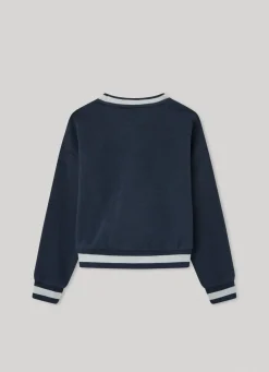 Girl Pepe Jeans Sweatshirt W/ Printed Logo