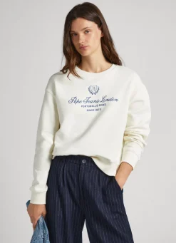 Women Pepe Jeans Sweatshirt W/ Printed Logo