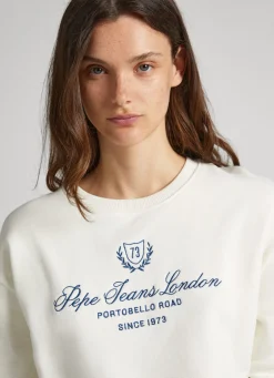 Women Pepe Jeans Sweatshirt W/ Printed Logo