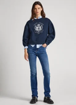 Women Pepe Jeans Sweatshirt W/ Printed Logo
