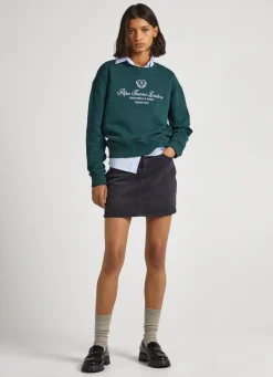 Women Pepe Jeans Sweatshirt W/ Printed Logo