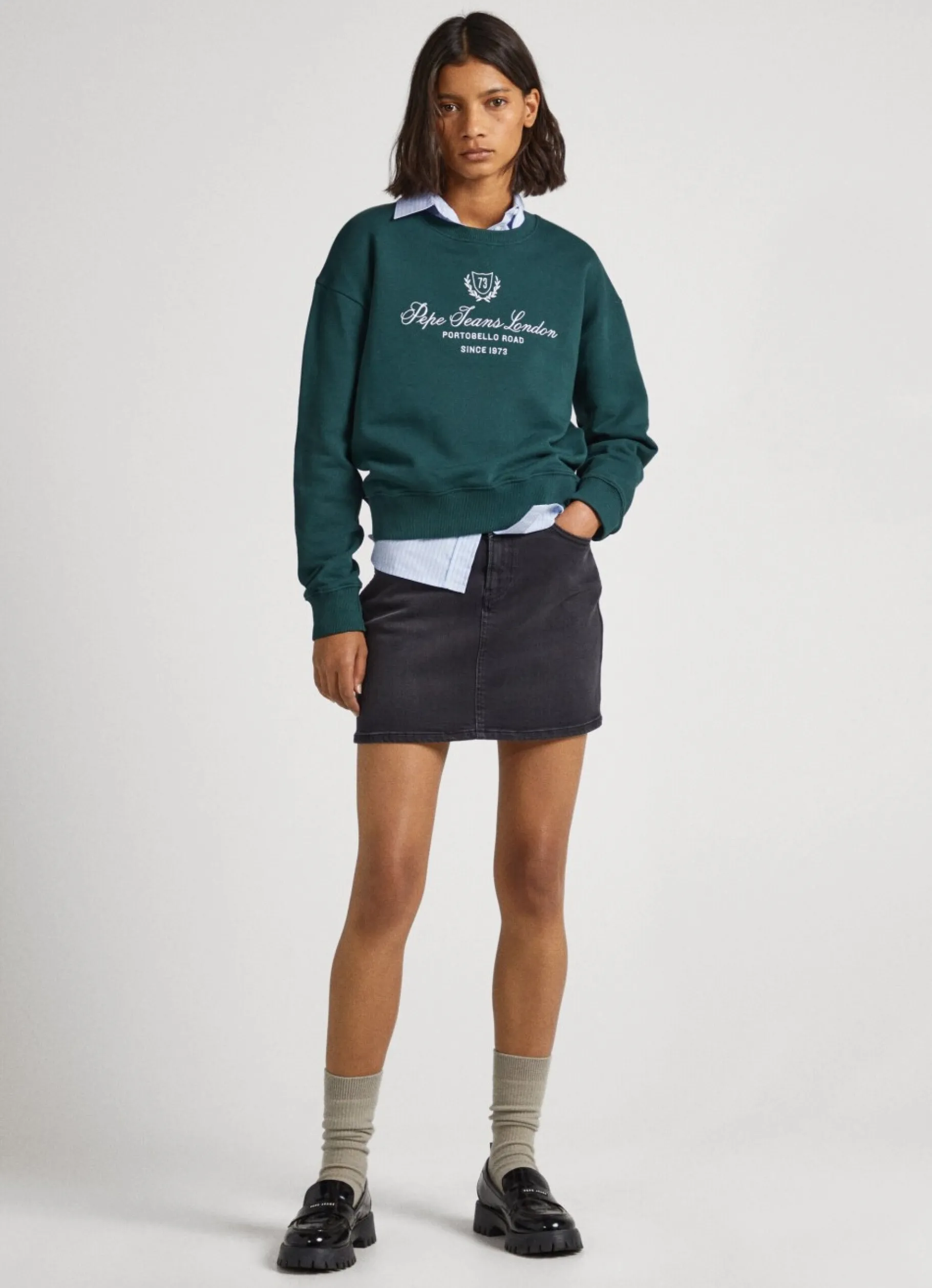 Women Pepe Jeans Sweatshirt W/ Printed Logo