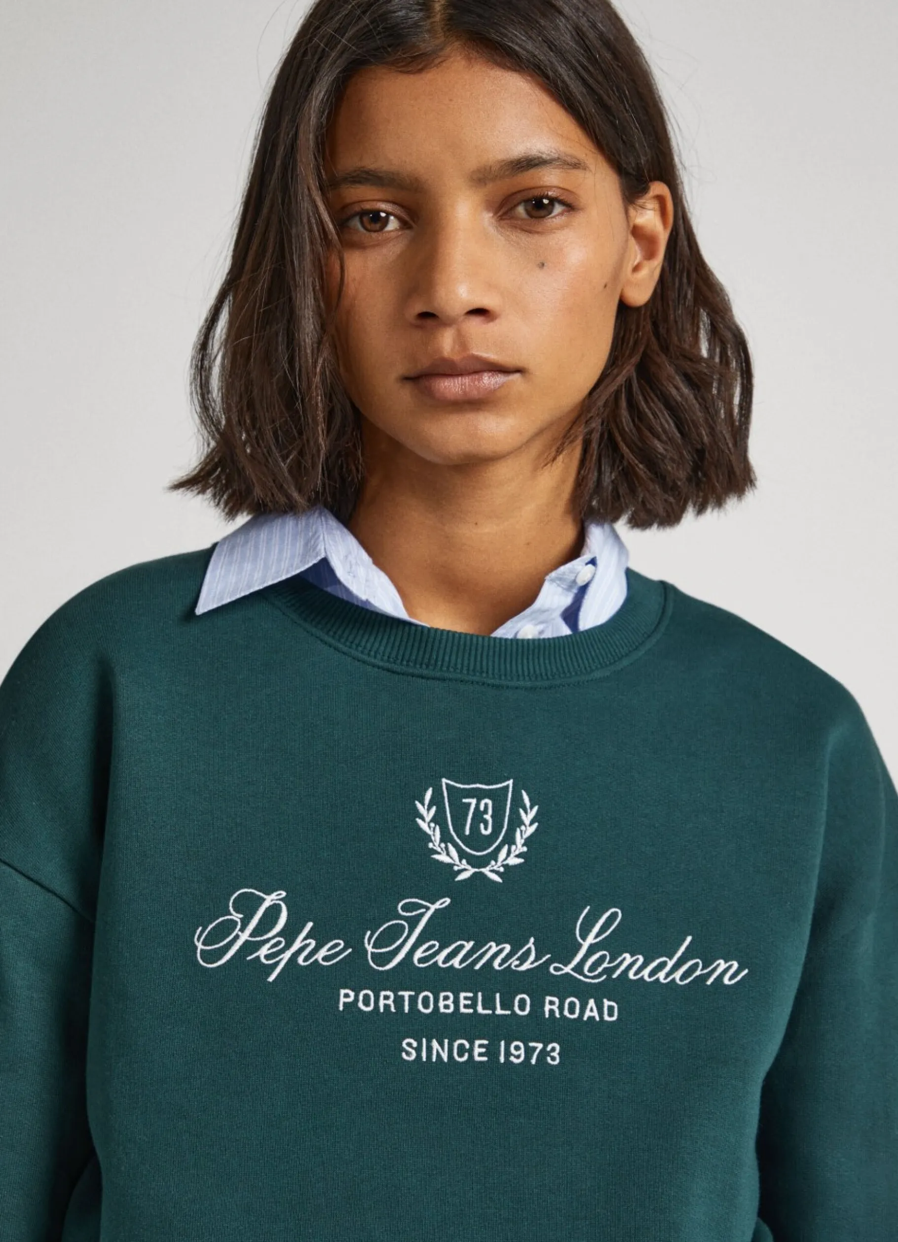 Women Pepe Jeans Sweatshirt W/ Printed Logo