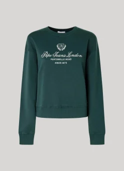 Women Pepe Jeans Sweatshirt W/ Printed Logo