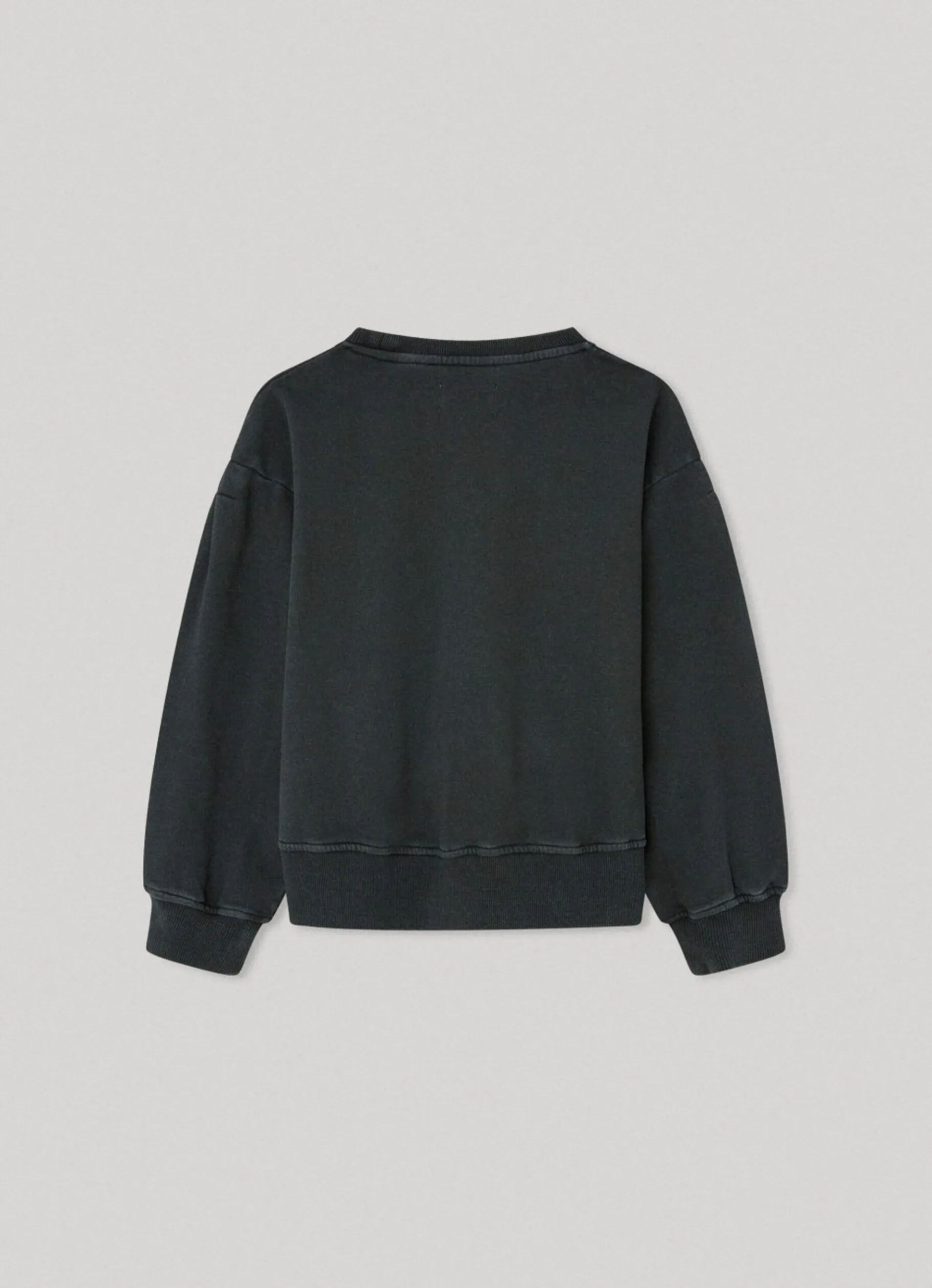 Girl Pepe Jeans Sweatshirt W/ Rock Themed Logo