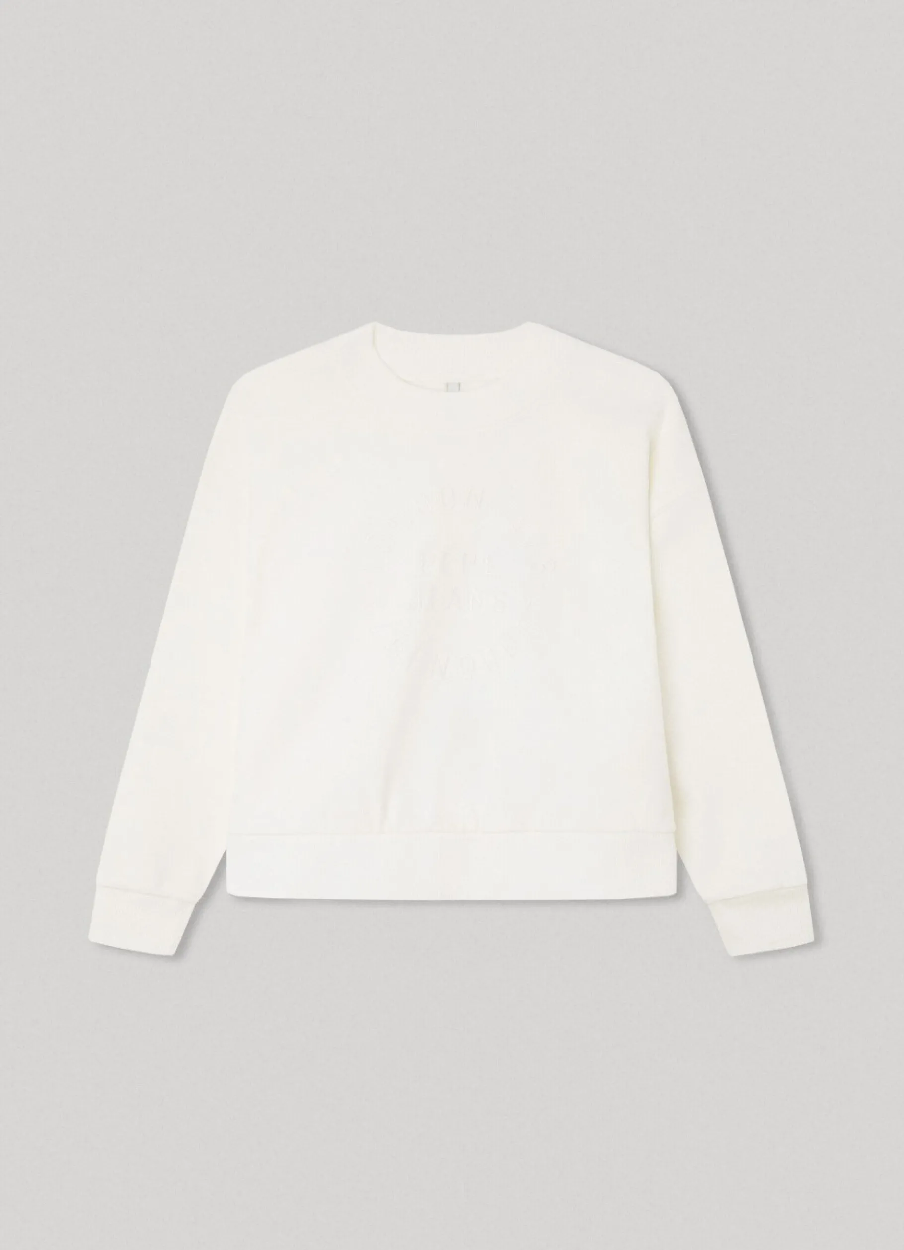 Girl Pepe Jeans Sweatshirt With Embroidered Logo