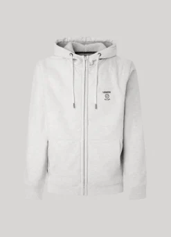 Men Pepe Jeans Sweatshirt With Fleece-Lined Hood