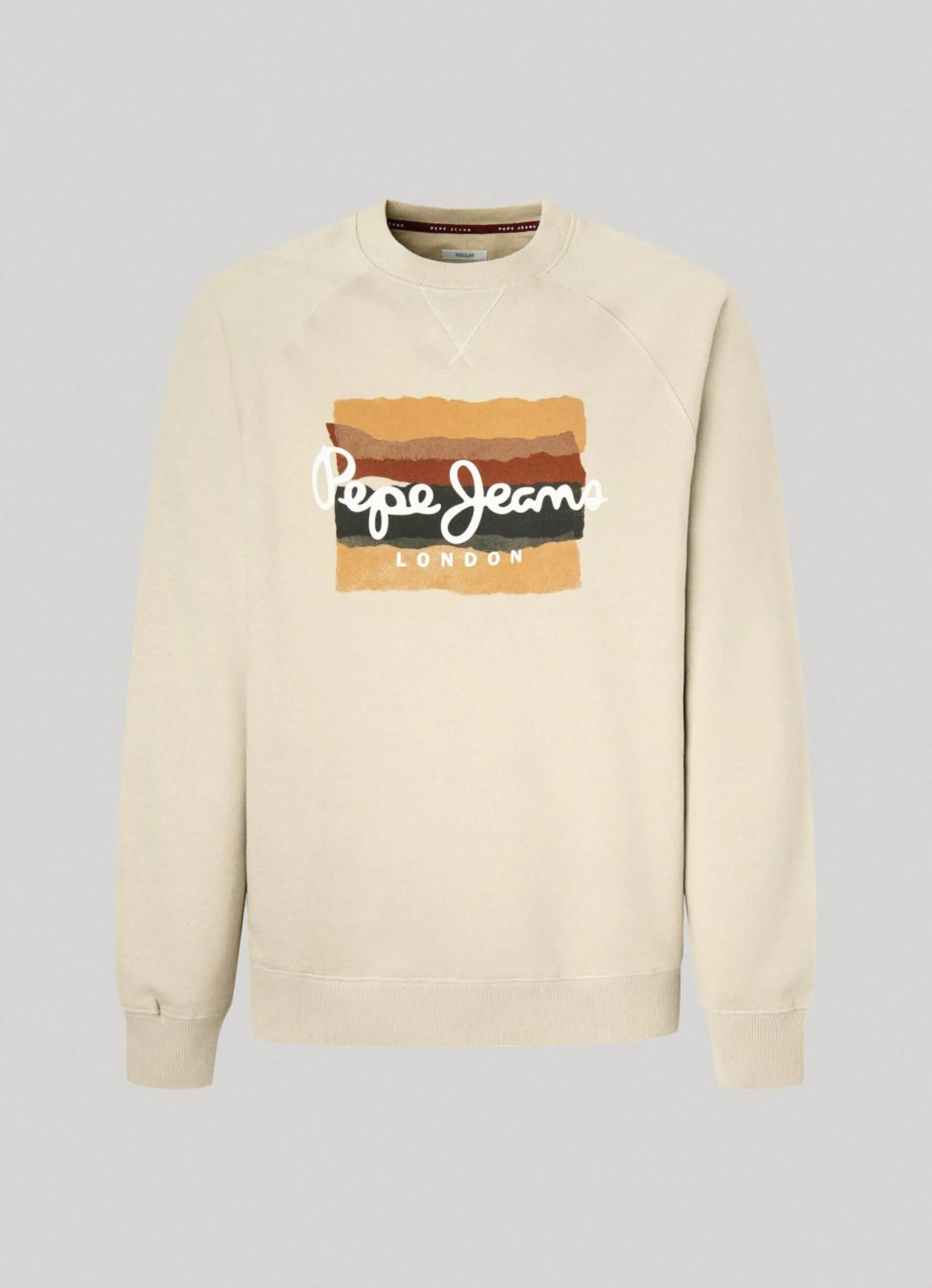 Men Pepe Jeans Sweatshirt With Printed Logo