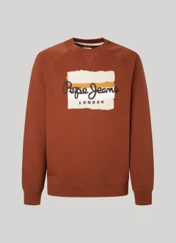 Men Pepe Jeans Sweatshirt With Printed Logo