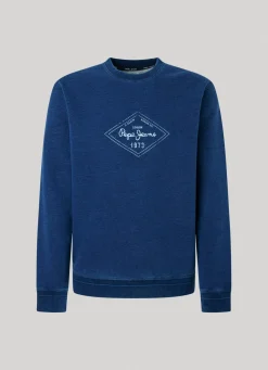 Men Pepe Jeans Sweatshirt With Printed Logo
