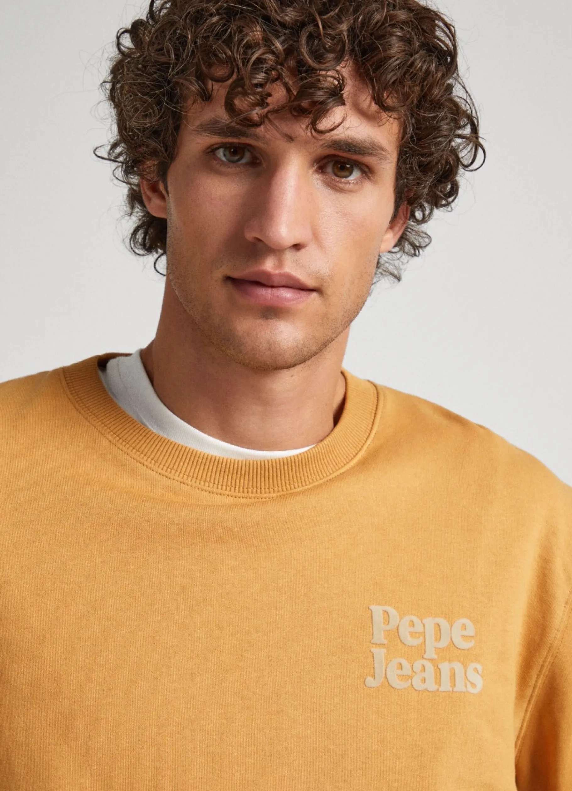 Men Pepe Jeans Sweatshirt With Printed Logo