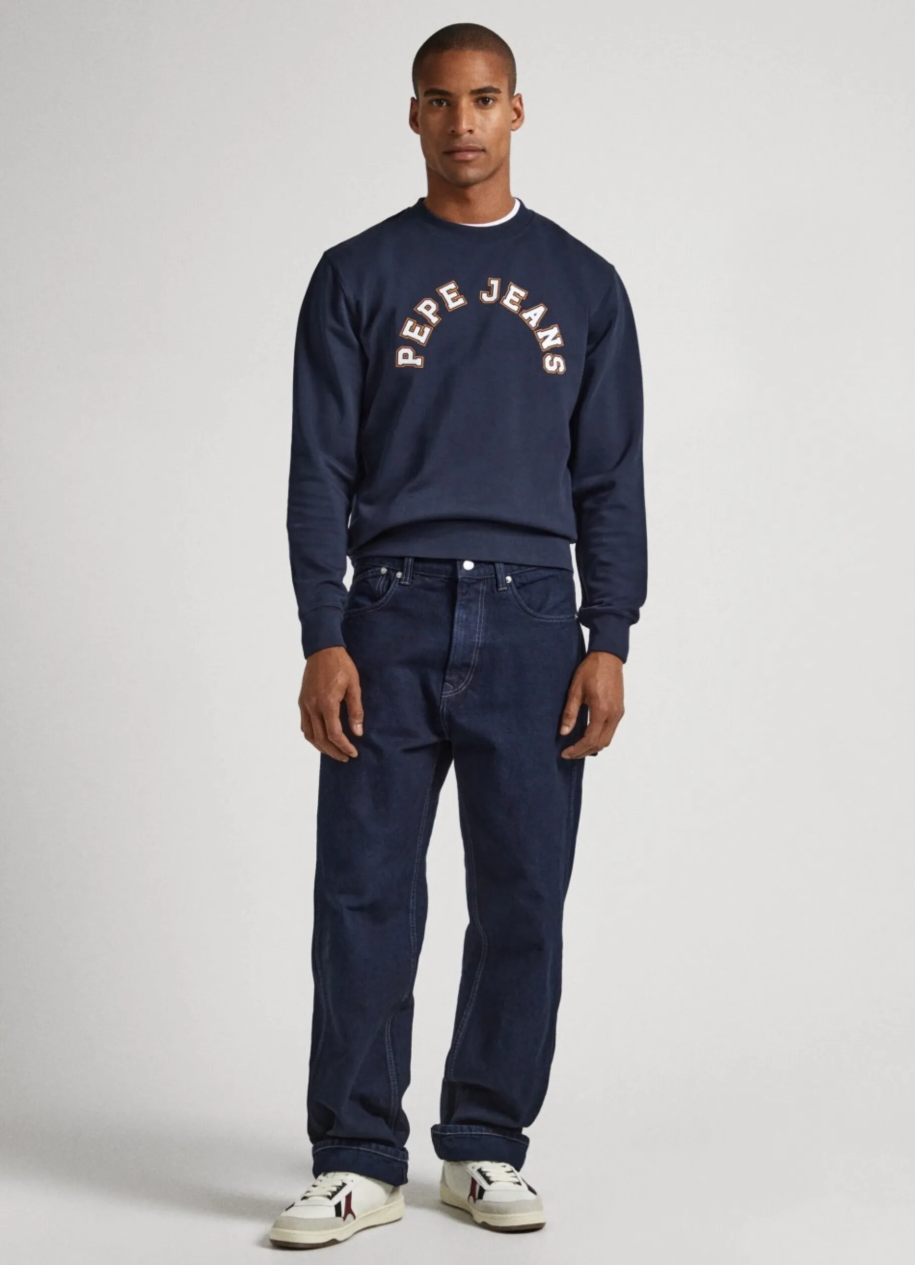 Men Pepe Jeans Sweatshirt With Printed Logo