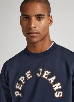 Men Pepe Jeans Sweatshirt With Printed Logo