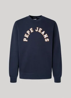 Men Pepe Jeans Sweatshirt With Printed Logo