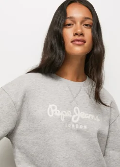 Women Pepe Jeans Sweatshirt With Printed Logo