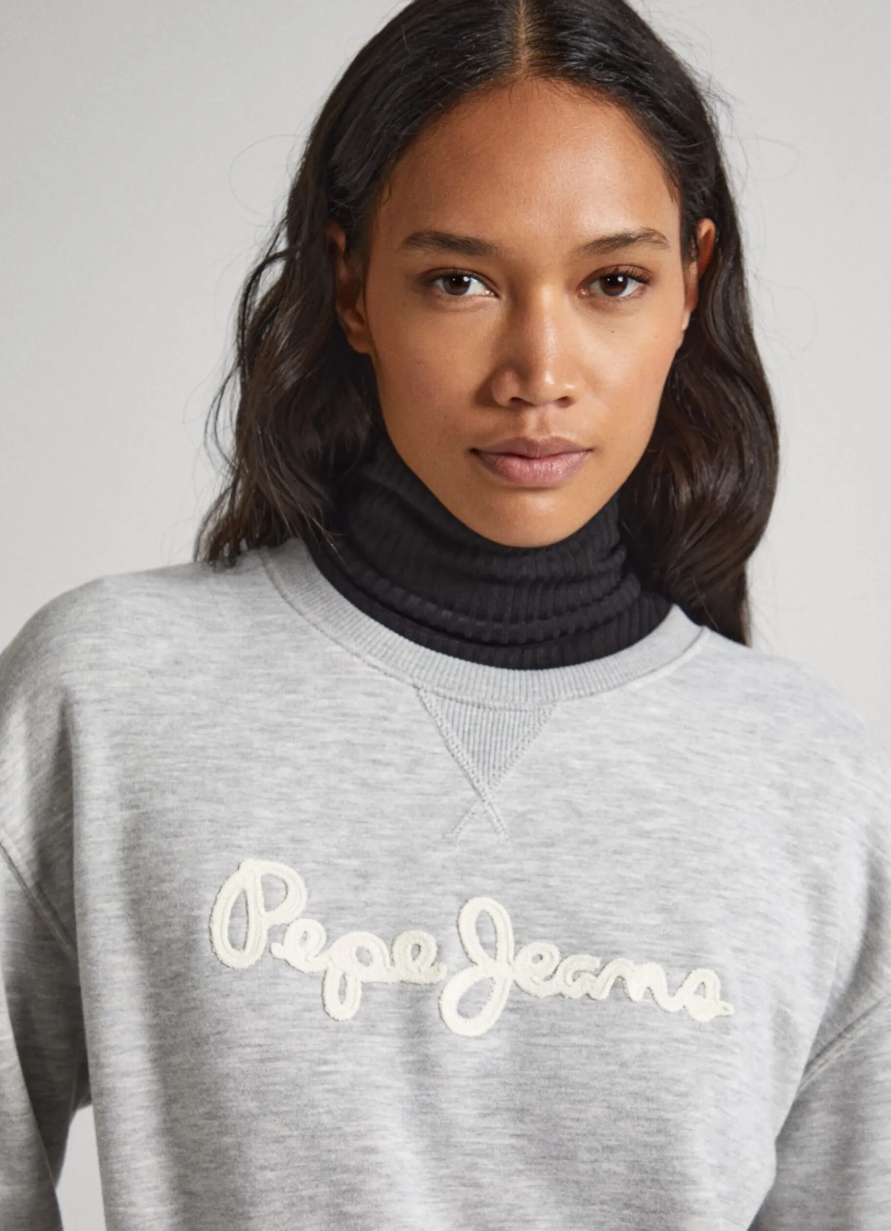 Women Pepe Jeans Sweatshirt With Printed Logo