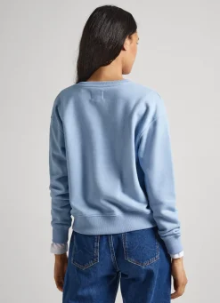 Women Pepe Jeans Sweatshirt With Printed Logo