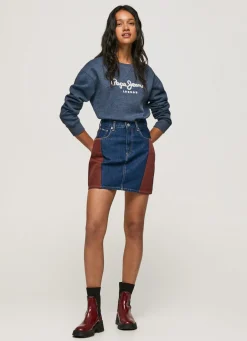 Women Pepe Jeans Sweatshirt With Printed Logo