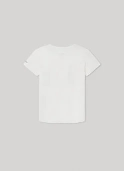Boy Pepe Jeans Telephone Box Print T-Shirt
