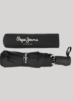 Women Pepe Jeans Teo Folding Automatic Umbrella