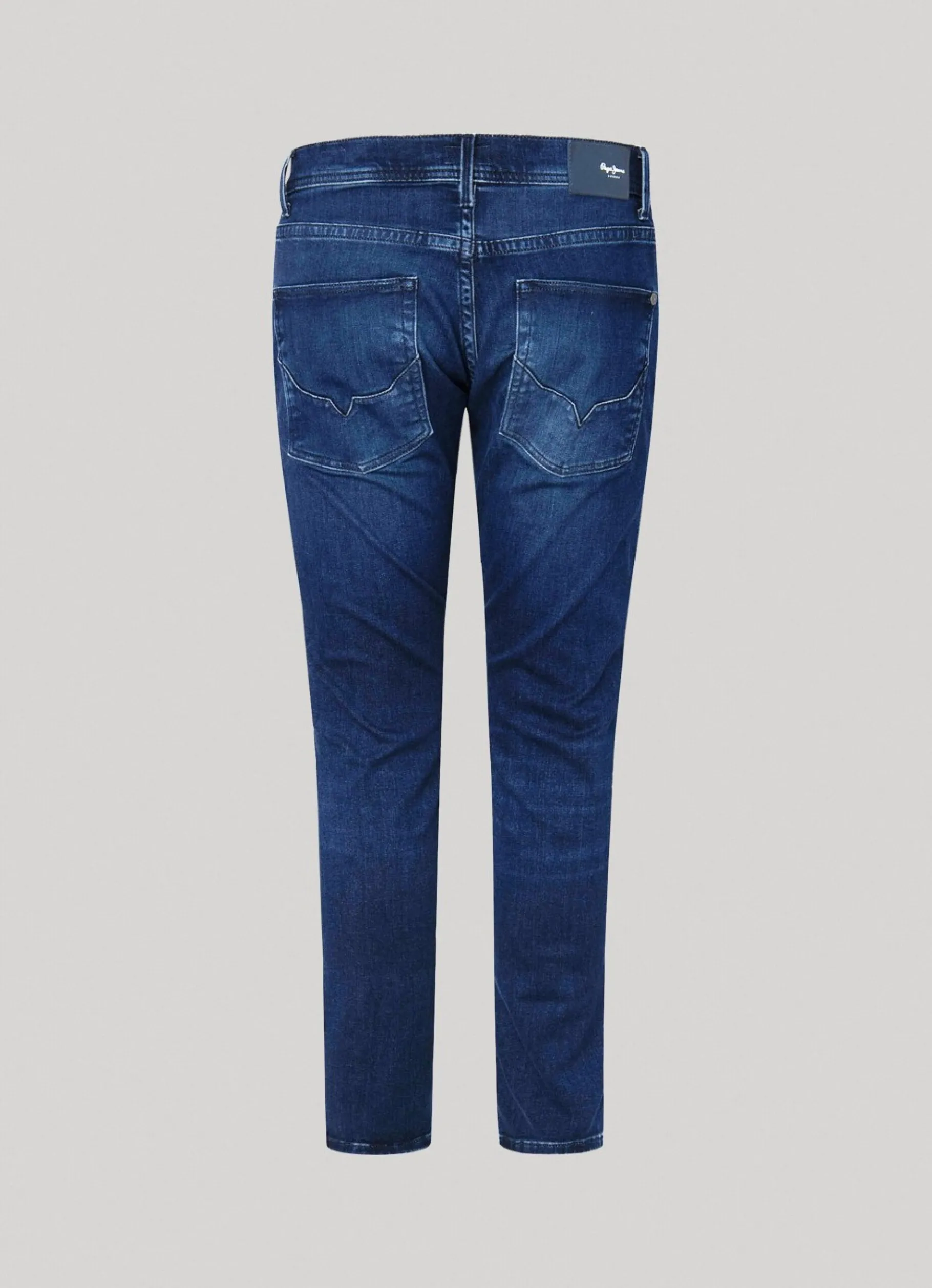 Men Pepe Jeans Track Fit Mid-Rise Jeans